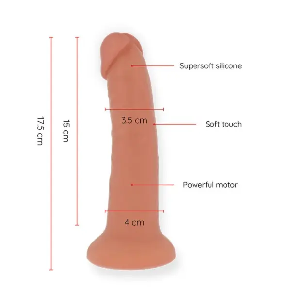 ONINDER - Dildo Vibrador Bogotá 17.5 cm - App Gratuita - Imagen 3