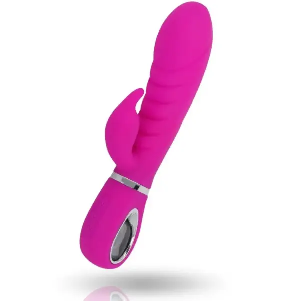 Inspire Soft - Vibrador Ariella Rosa con Estimulador Clitoriano