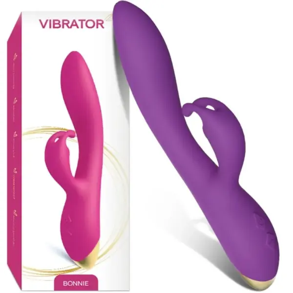 ARMONY - Vibrador rabbit con 9 modos de vibración en color violeta - Imagen 6