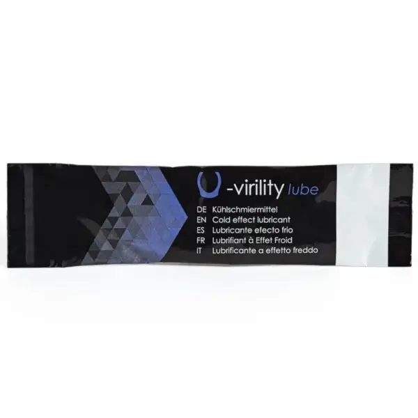 500 COSMETICS - U-VIRILITY LUBE Lubricante Efecto Frío 10 x 5 ml - Imagen 2