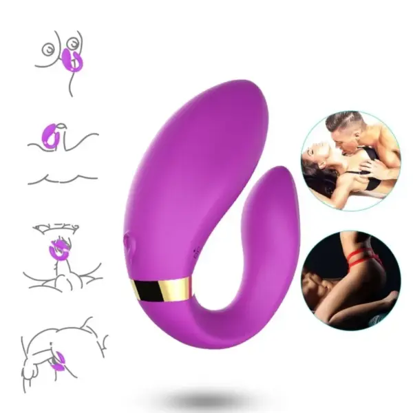 ARMONY - Vibrador para Parejas Control Remoto Violeta - Imagen 2