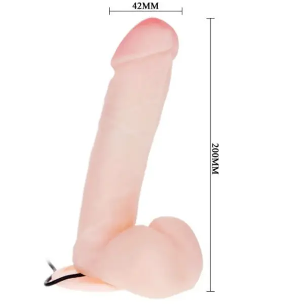 Baile - Dildo Realista con Vibración y Rotación 20 cm - Imagen 4