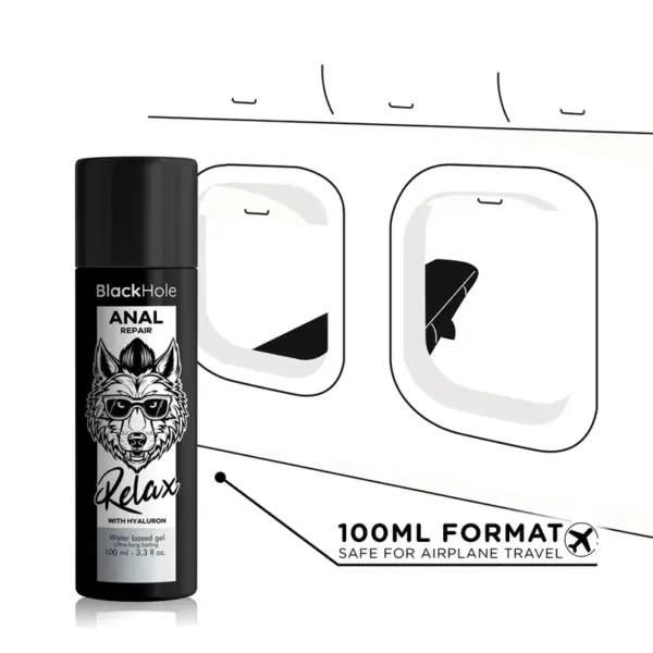 BLACK HOLE - Lubricante Anal Relajante con Ácido Hialurónico 100 ML - Imagen 5