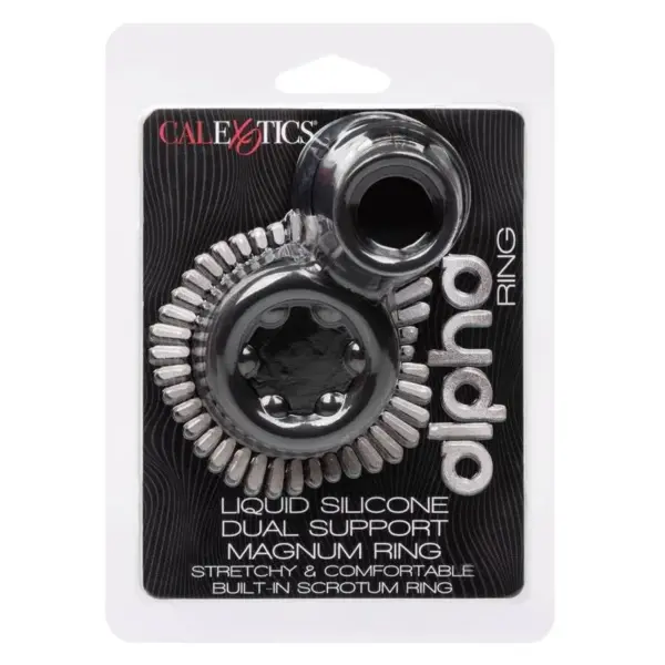 CALEXOTICS - Alpha Dual Magnum Ring Negro - Imagen 11