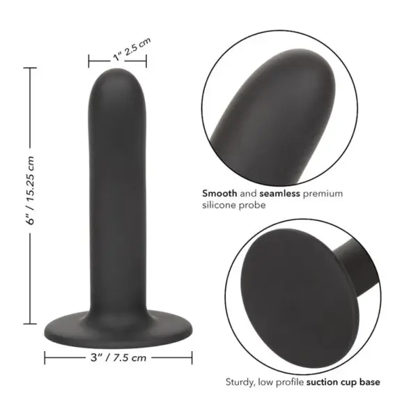 CALEXOTICS - Boundless Dildo Liso de 15.25 cm Compatible con Arnés - Imagen 3