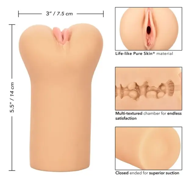 CALEXOTICS - Boundless Vulva Masturbador Tono Light para Placer Sin Límites - Imagen 5