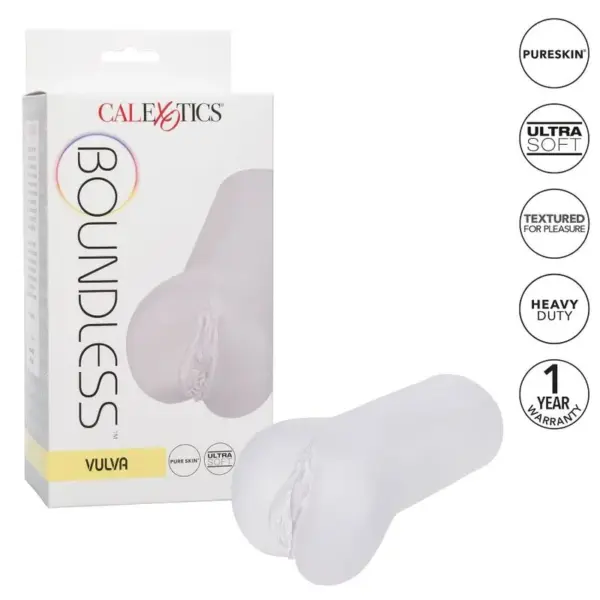 CALEXOTICS - Boundless Vulva Masturbador Transparente - Imagen 2