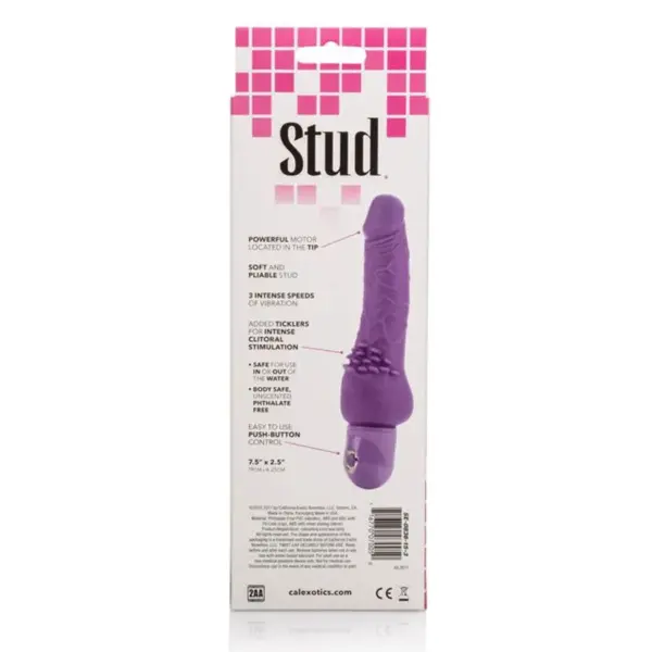 CALEXOTICS - Power Stud Cliterrific Vibrador Lila - Imagen 2