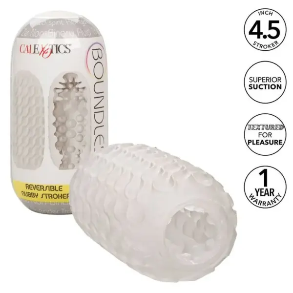 Calexotics - Reversible Nubby Stroker para Placer Sin Límites