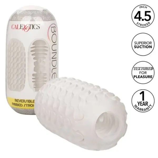 CALEXOTICS - Stroker Reversible Ribbed para Placer Infinito