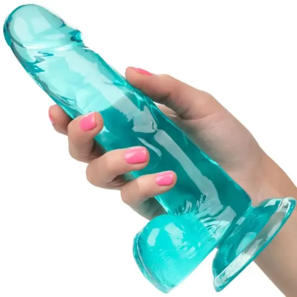 CALEXOTICS - Dildo azul Size Queen de 15.3 cm para un placer sin límites - Imagen 4