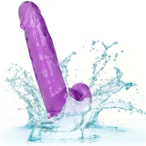 CALEXOTICS - Size Queen Dildo Lila 15.3 cm para Placer Sin Límites - Imagen 7