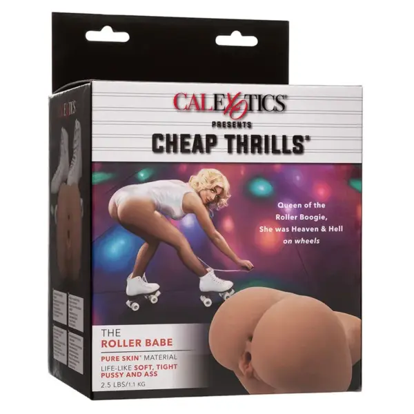 CalExotics - The Roller Babe Doble Masturbador Realístico Natural - Imagen 9