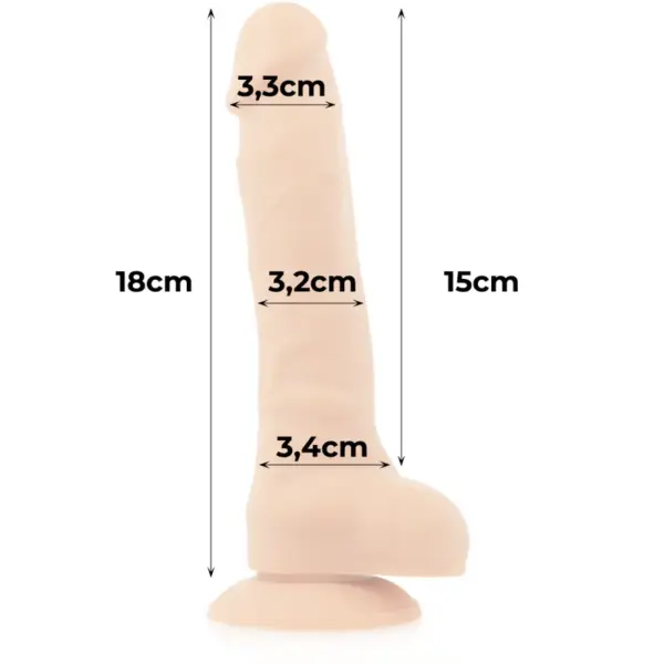 COCK MILLER - Arnés + Silicona Density Cocksil Articulable 18 cm - Imagen 10