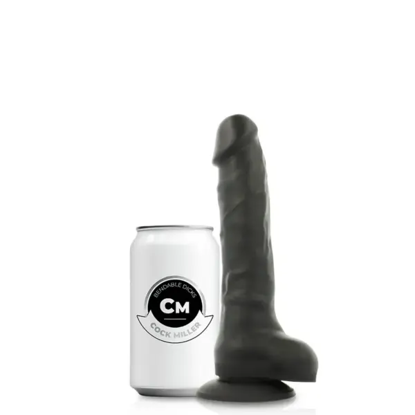 Cock Miller - Arnés + Silicona Density Cocksil Articulable Negro 18 cm - Imagen 8