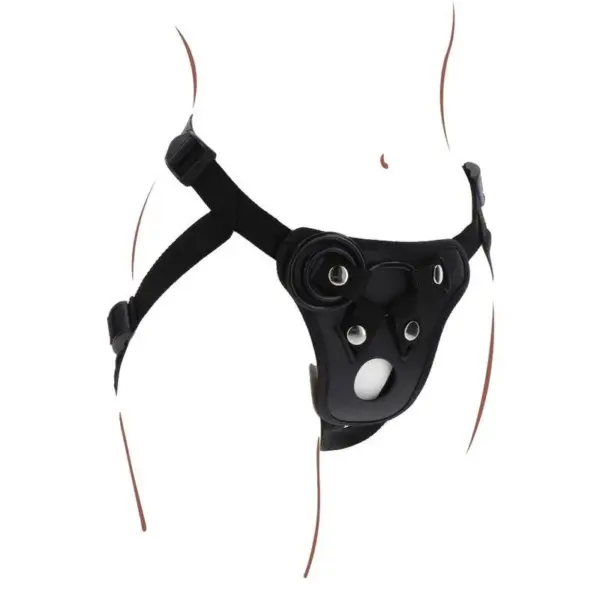 Get Real - Strap-On Pleasure Harness Negro - Imagen 6