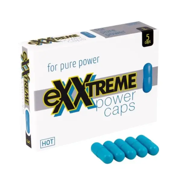 HOT - EXXTREME Cápsulas Estimulantes 5 CPS