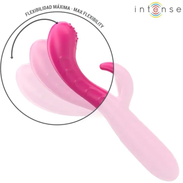 INTENSE - Vibrador Amara con lengua estimuladora rosa - Imagen 4