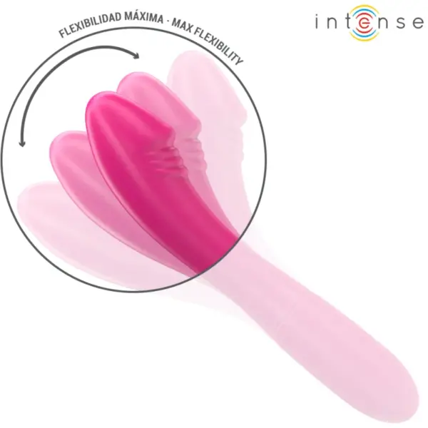 INTENSE - Vibrador Belinda 19 cm Flexible Rosa con 10 Modos de Vibración - Imagen 4