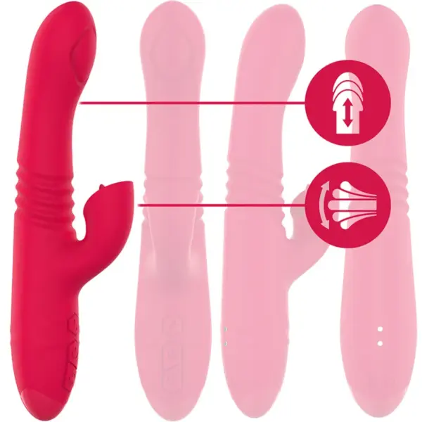 INTENSE - Vibrador multifunción recargable con lengua roja - Imagen 3