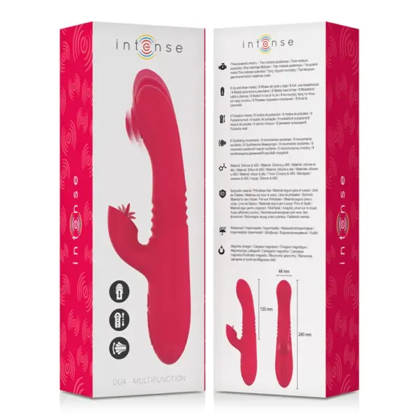 INTENSE - Vibrador multifunción recargable con lengua roja - Imagen 6