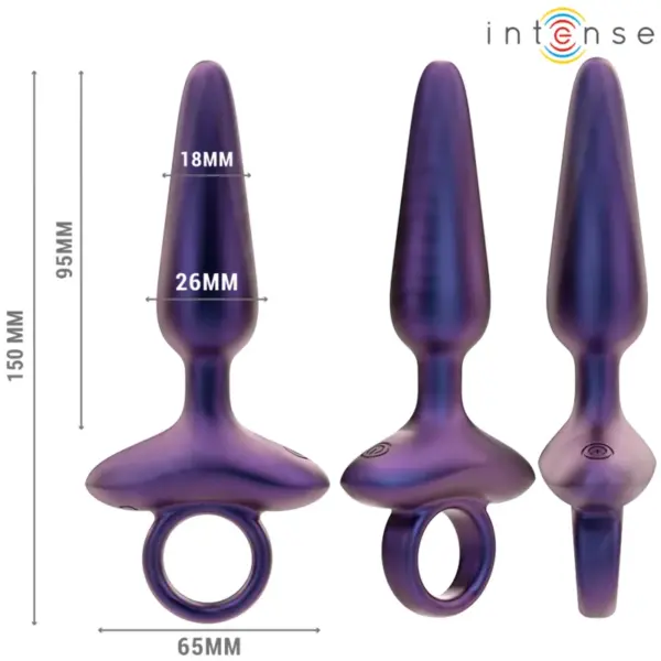 INTENSE - Marlon Plug Anal Vibrador Modelo 4 Control Remoto - Imagen 2