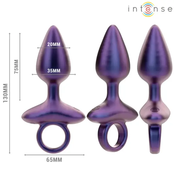 INTENSE - Plug Anal Vibrador Michael Modelo 2 con Control Remoto - Imagen 2