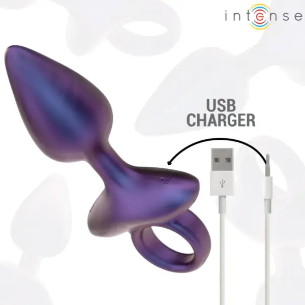 INTENSE - Plug Anal Vibrador Michael Modelo 2 con Control Remoto - Imagen 6