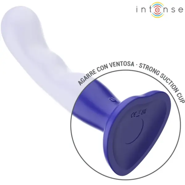 INTENSE - Shorty Vibrador con Ventosa Azul Control Remoto - Imagen 5