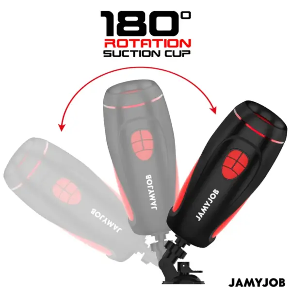 JAMYJOB - PYSTON Base Masturbador Automático con Dildo Control Remoto - Imagen 5