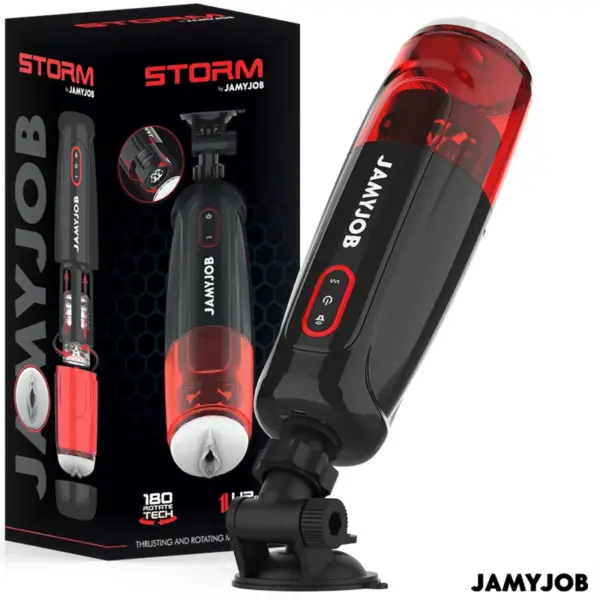 JAMYJOB - Storm Masturbador Vagina Automático con 10 Modos de Succión y Empuje