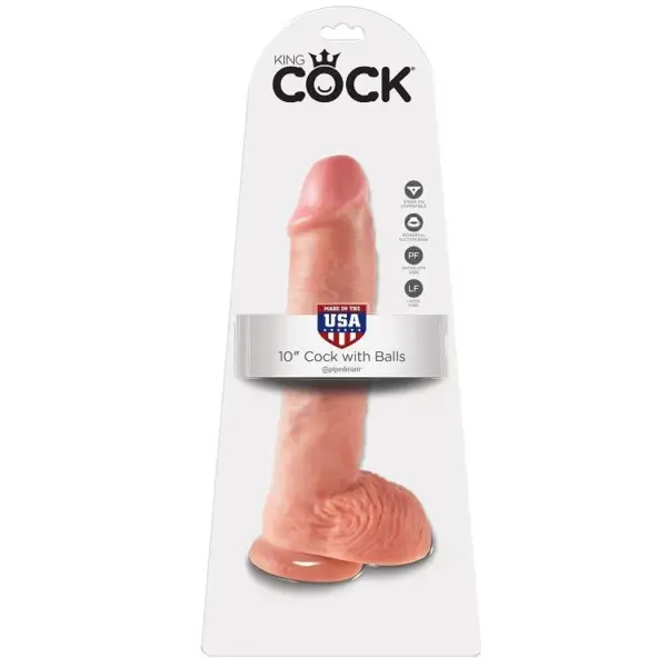 KING COCK - Dildo Realista Natural de 26.5 cm