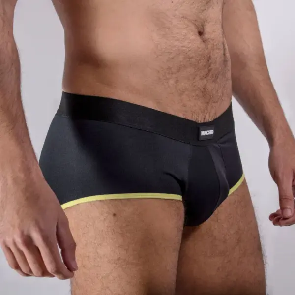 Macho - Calzoncillo Brief Dark Amarillo S - Imagen 3