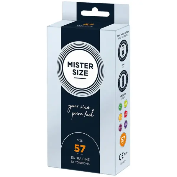 MISTER SIZE - Preservativos Talla L 57 mm para una Experiencia de Placer Única - Imagen 2