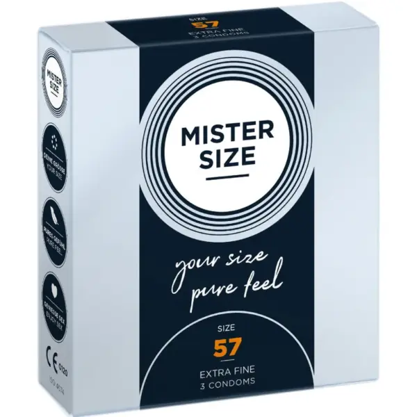 MISTER SIZE - Preservativos Talla L 57 mm para una Experiencia Única