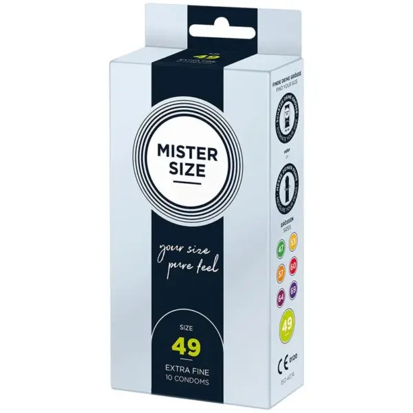 MISTER SIZE - Preservativos Talla S 49 mm para Sensaciones Únicas - Imagen 2