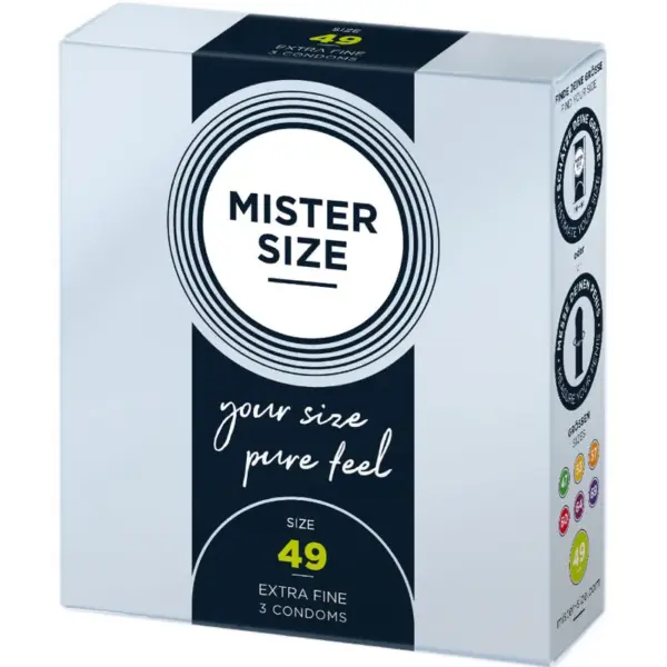 MISTER SIZE - Preservativos Talla S 49 mm para Sensaciones Únicas - Imagen 2