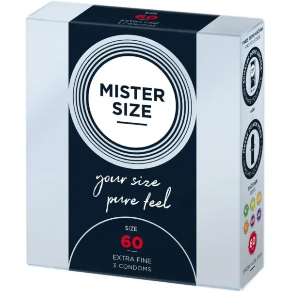 MISTER SIZE - Preservativos Talla XL 60 mm para una Protección Perfecta - Imagen 2