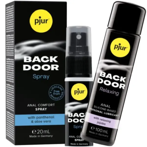 PJUR - Back Door Set de Lubricante Anal y Spray