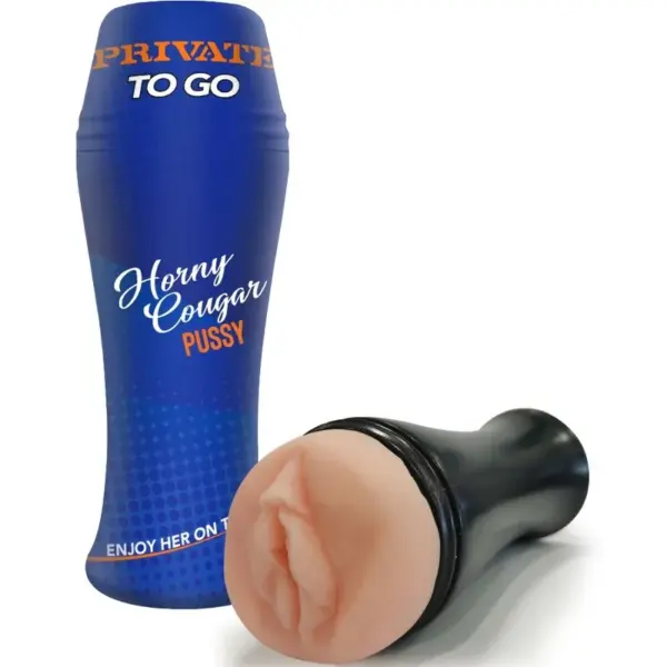 Horny Cougar To Go - Masturbador compacto para placer discreto