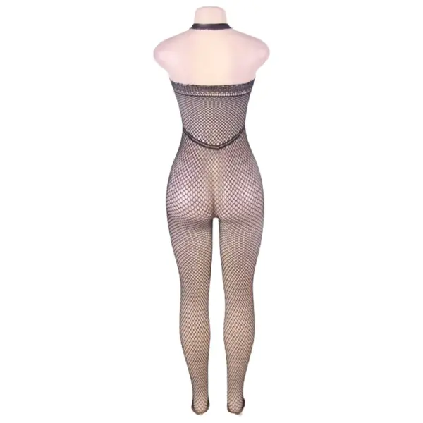 Queen Lingerie - Bodystocking Cuello Halter y Espalda Abierta S/L - Imagen 7