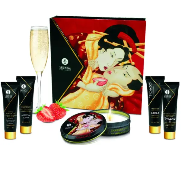 SHUNGA - Kit Secret Geisha Fresas y Cava