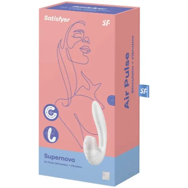 Satisfyer - Supernova Estimulador y Vibrador Blanco - Imagen 3