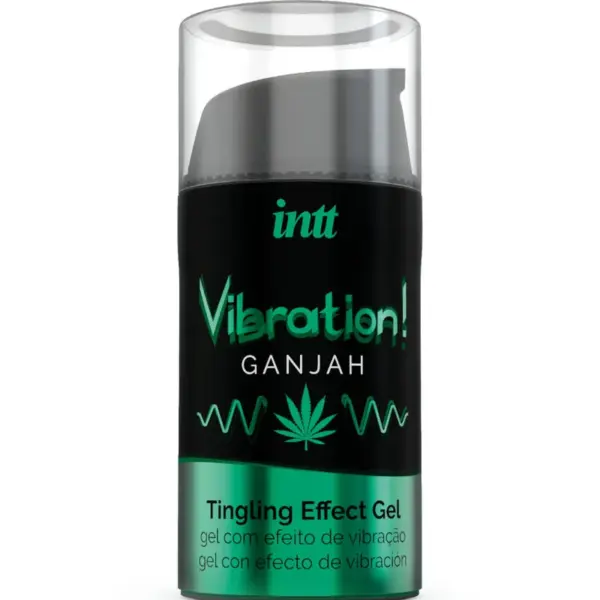 INTT - Gel Vibrador Líquido Cannabis 15ML - Estimulante Íntimo Potente