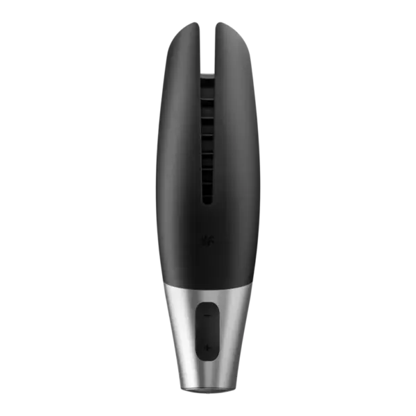 Satisfyer - Power Masturbator Negro y Plata - Imagen 2