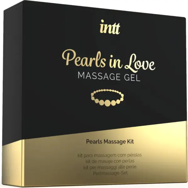 INTT Massage & Oral Sex - Pearls in Love con Collar de Perlas y Gel de Silicona - Imagen 3