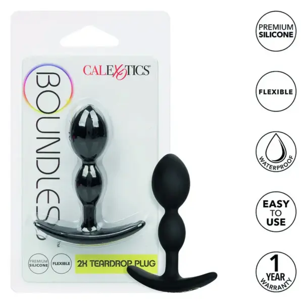 CalExotics - Boundless Plug Anal Lagrima 2X, Placer Sin Límites