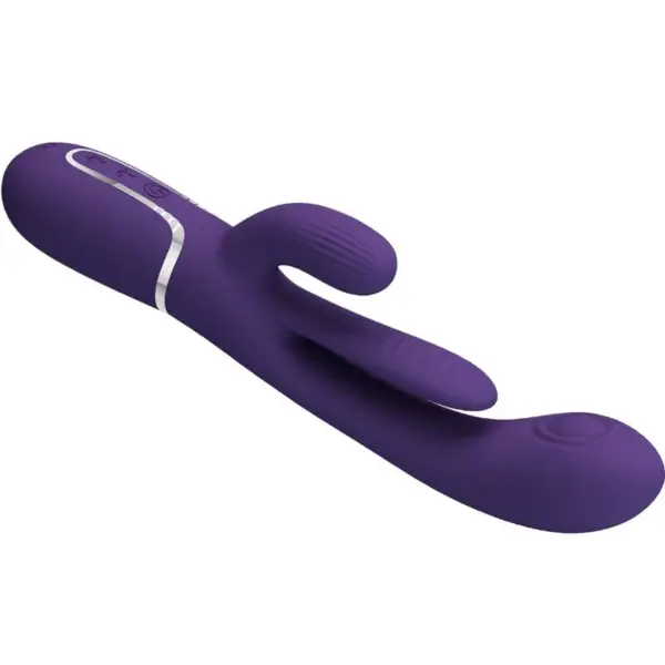 Pretty Love - Vibrador rabbit con licking morado - Imagen 7