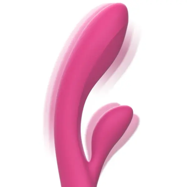 Intense - Vibrador rabbit de silicona líquida rosa - Imagen 4