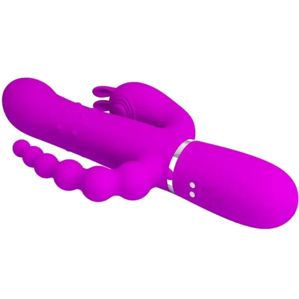 Pretty Love - Cammy Triple Vibrador Multifunción 4 en 1 Rosa - Imagen 5